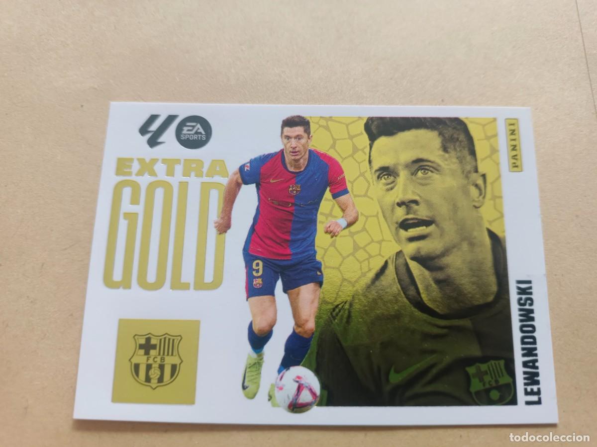 Fu&szlig;ball-Sticker: LALIGA ESTE 2025 2026 EA SPORTS 25 26 ALBUM PANINI EXTRA GOLD F&Uacute;TBOL CLUB BARCELONA LEWANDOWSKI
