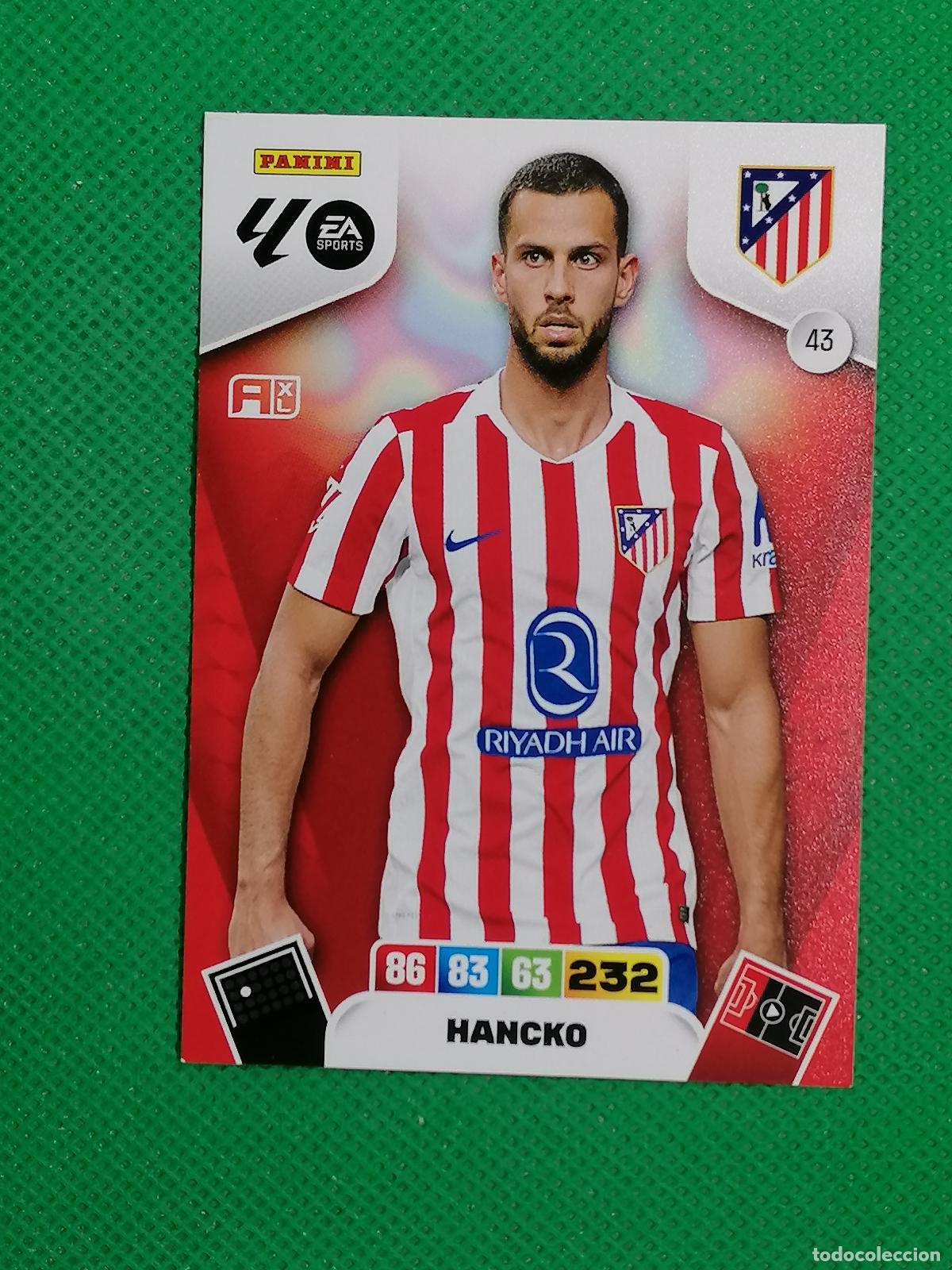 Football Stickers: 43 HANCKO ATLETICO DE MADRID ⚽ LIGA ADRENALYN XL 2025 2026 25 26 ⚽