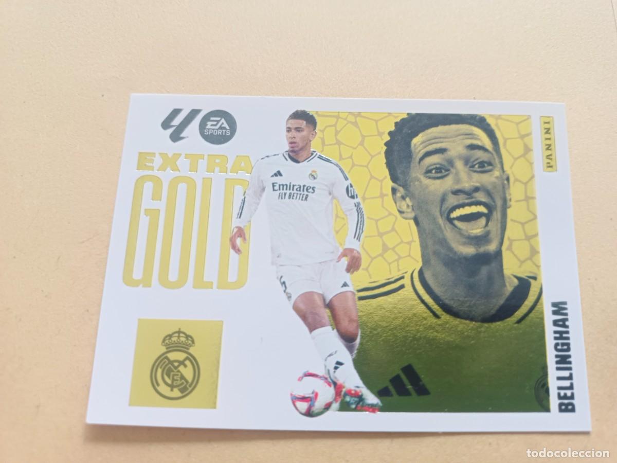 Cromos de F&uacute;tbol: LALIGA ESTE 2025 2026 EA SPORTS 25 26 ALBUM PANINI EXTRA GOLD F&Uacute;TBOL REAL MADRID BELLINGHAM