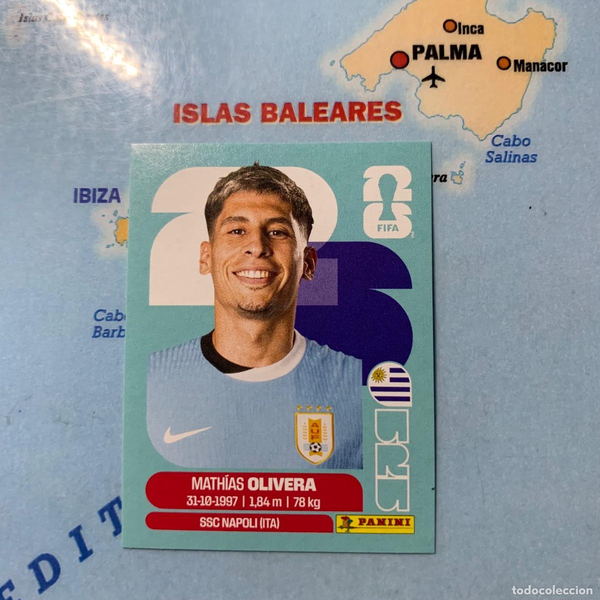 Cromos de Futebol: Uruguay n&uacute;mero 7 cromo panini Mundial Fifa World Cup 2026