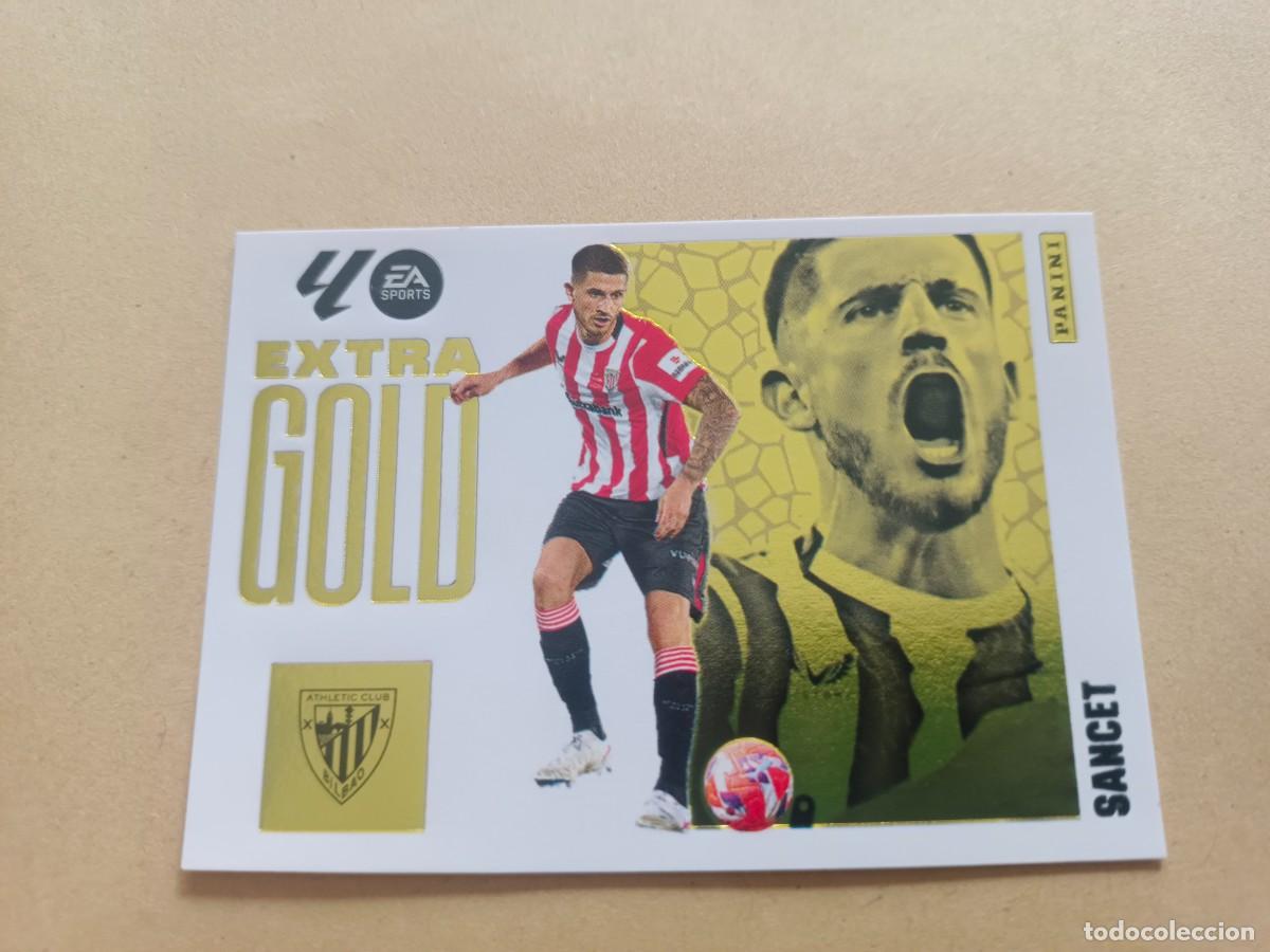 Cromos de Futebol: LALIGA ESTE 2025 2026 EA SPORTS 25 26 ALBUM PANINI EXTRA GOLD F&Uacute;TBOL ATHLETIC CLUB BILBAO SANCET