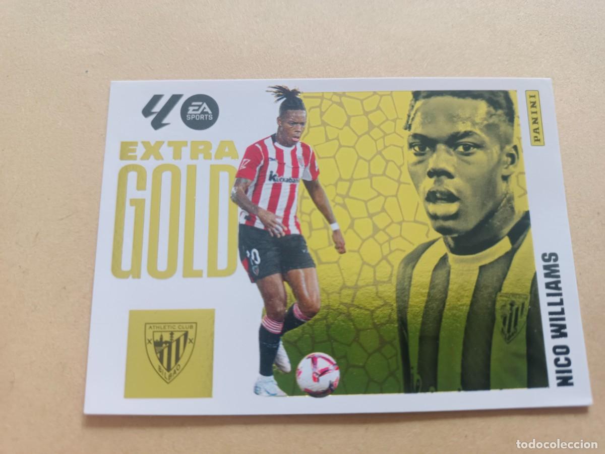 Cromos de Futebol: LALIGA ESTE 2025 2026 EA SPORTS 25 26 PANINI EXTRA GOLD ATHLETIC CLUB BILBAO NICO WILLIAMS