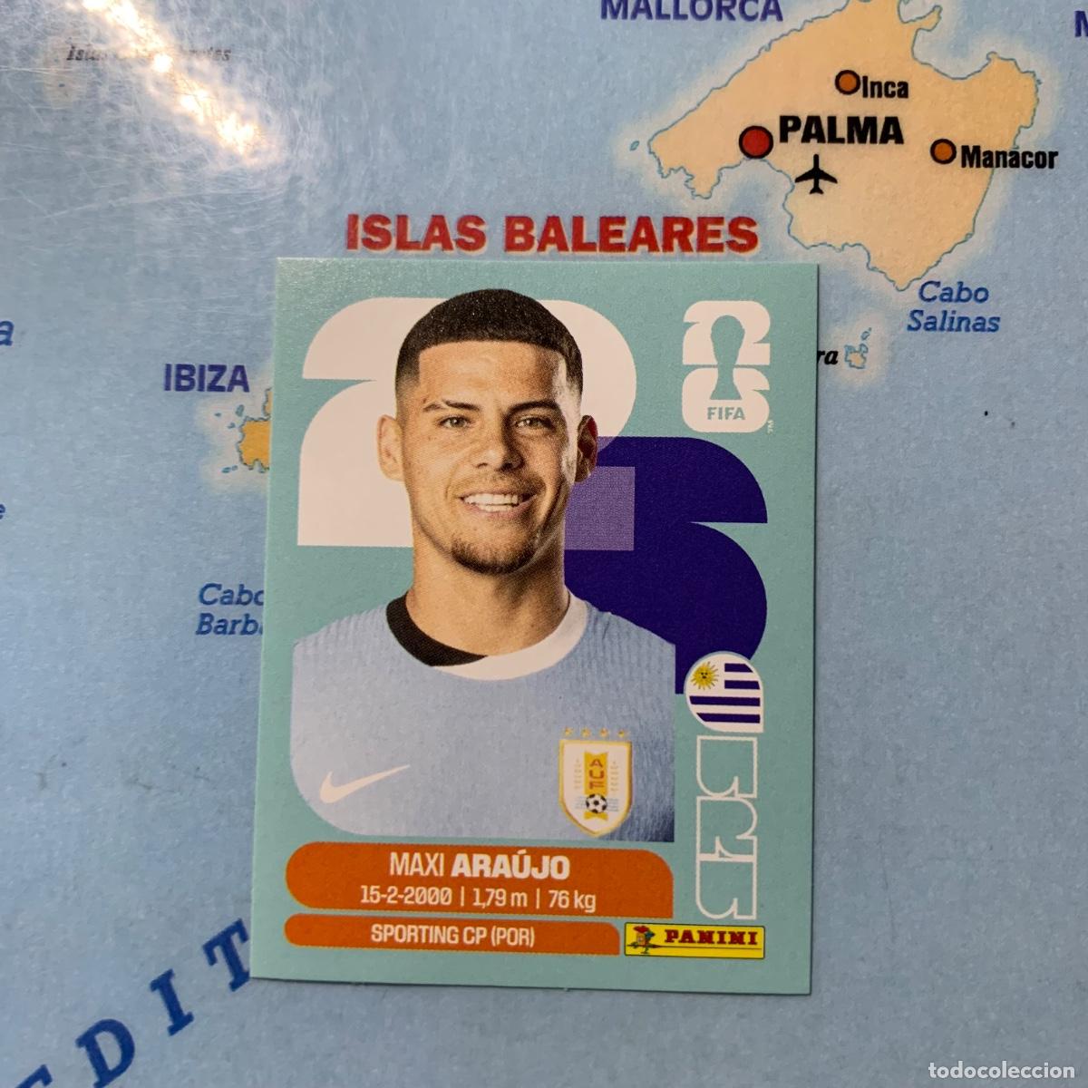 Cromos de F&uacute;tbol: Uruguay n&uacute;mero 16 cromo panini Mundial Fifa World Cup 2026