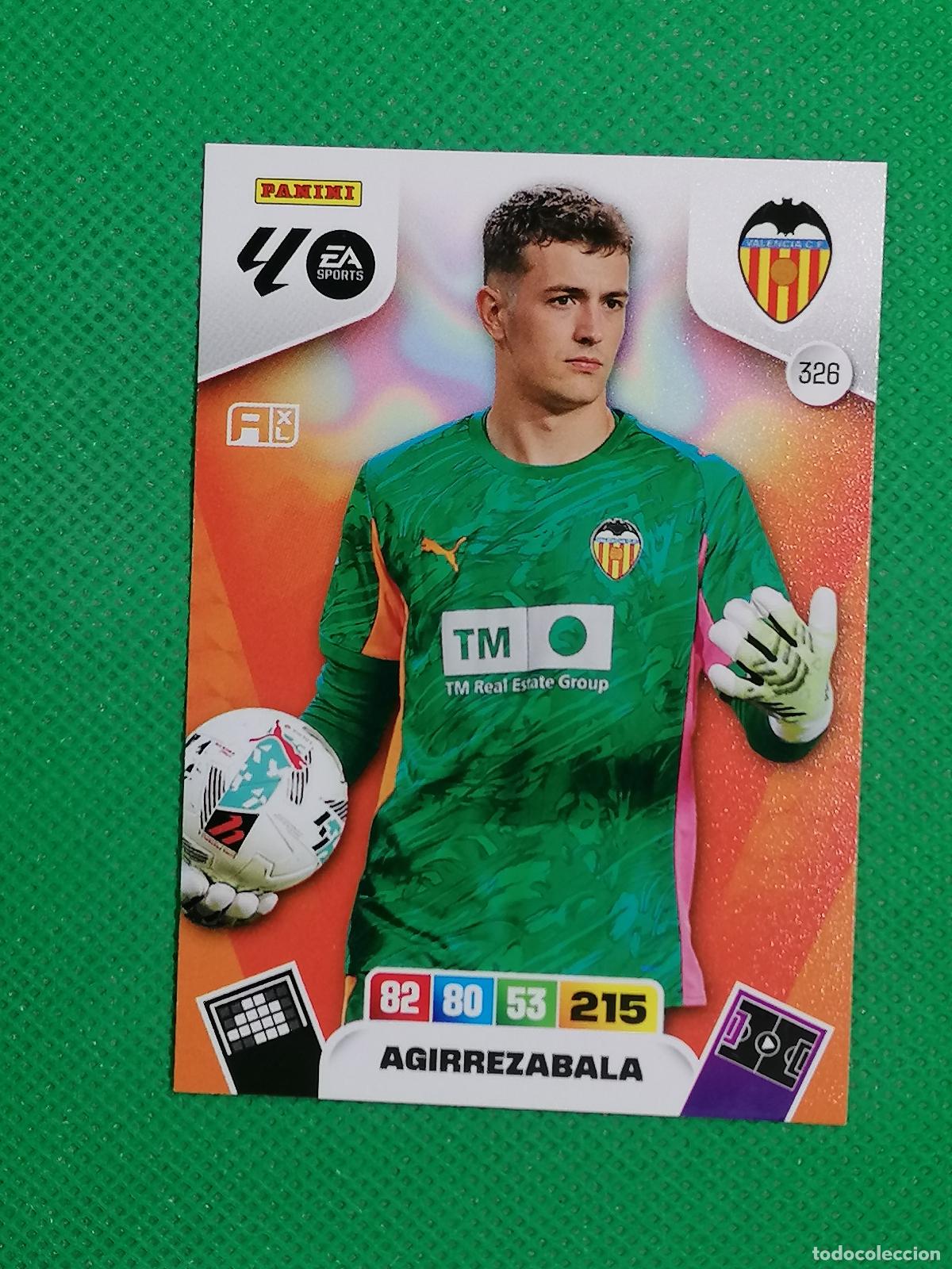 Cromos de F&uacute;tbol: 326 AGIRREZABALA VALENCIA ⚽ LIGA ADRENALYN XL 2025 2026 25 26 ⚽