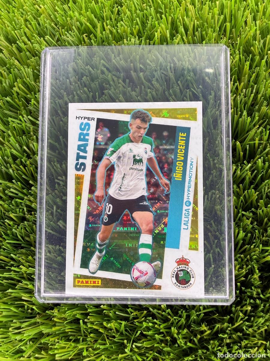 Cromos de F&uacute;tbol: N&ordm; 436 &Iacute;&ntilde;igo Vicente Hyper Stars R Racing C Liga Hypermotion 24 25