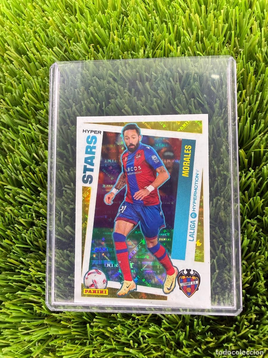 Cromos de F&uacute;tbol: N&ordm; 452 Morales Hyper Stars Levante UD Liga Hypermotion 24 25