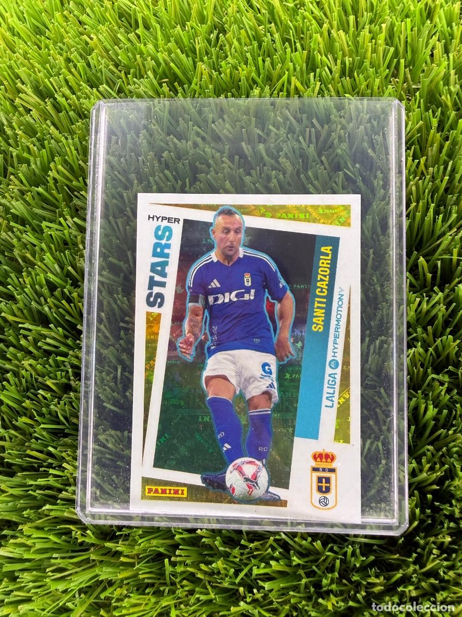 Cromos de F&uacute;tbol: N&ordm; 460 Santi Cazorla Hyper Stars Real Oviedo Liga Hypermotion 24 25