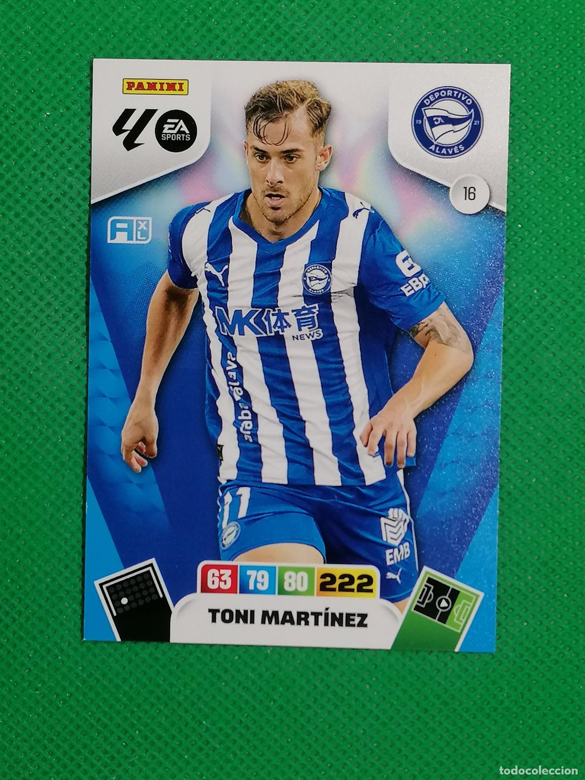 Cromos de F&uacute;tbol: 16 TONI MARTINEZ ALAVES ⚽ LIGA ADRENALYN XL 2025 2026 25 26 ⚽