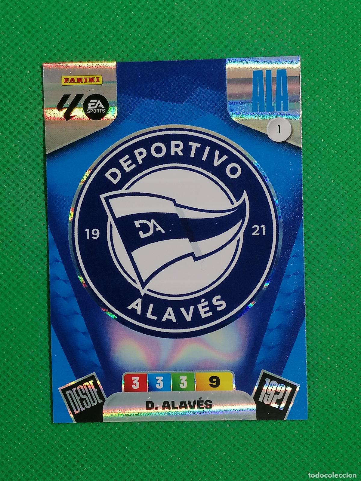 Cromos de F&uacute;tbol: 1 ESCUDO ALAVES ⚽ LIGA ADRENALYN XL 2025 2026 25 26 ⚽
