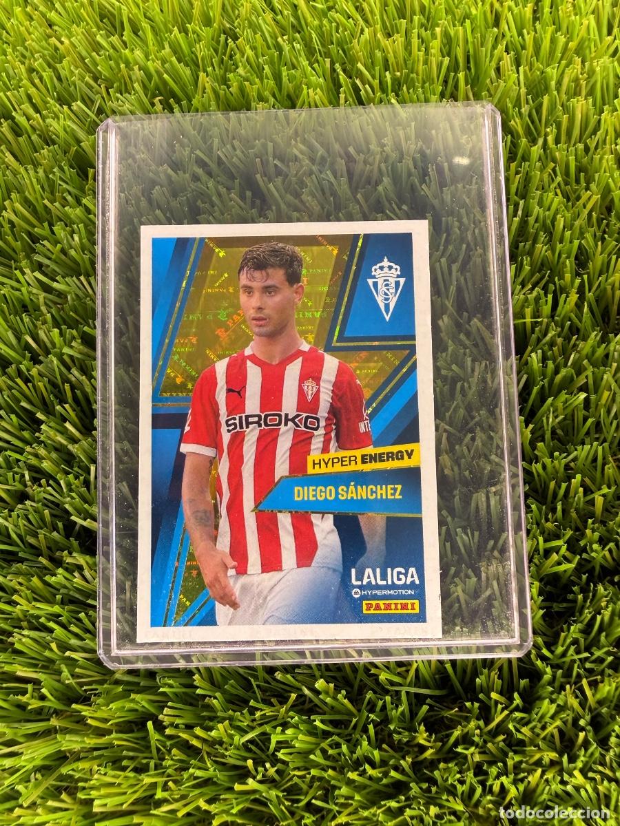 Cromos de F&uacute;tbol: N&ordm; 467 Diego S&aacute;nchez Hyper Energy Real Sporting Liga Hypermotion 24 25