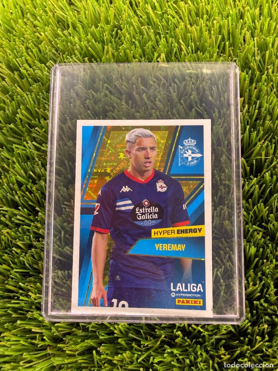 Cromos de F&uacute;tbol: N&ordm; 473 Yeremay Hyper Energy RC Deportivo Liga Hypermotion 24 25