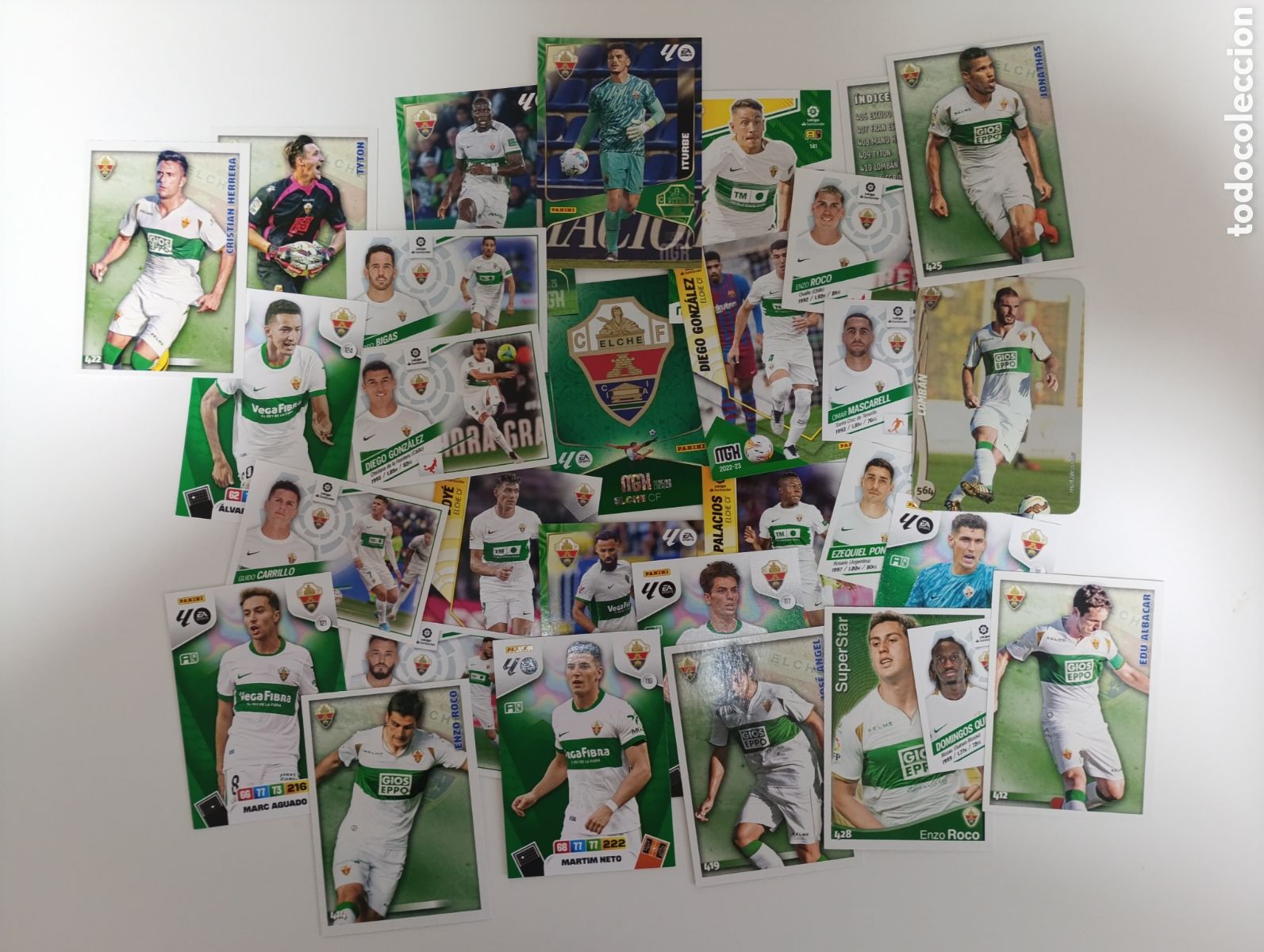 Cromos de F&uacute;tbol: Elche Lote 30 Cromos.Cartas Todos Diferentes