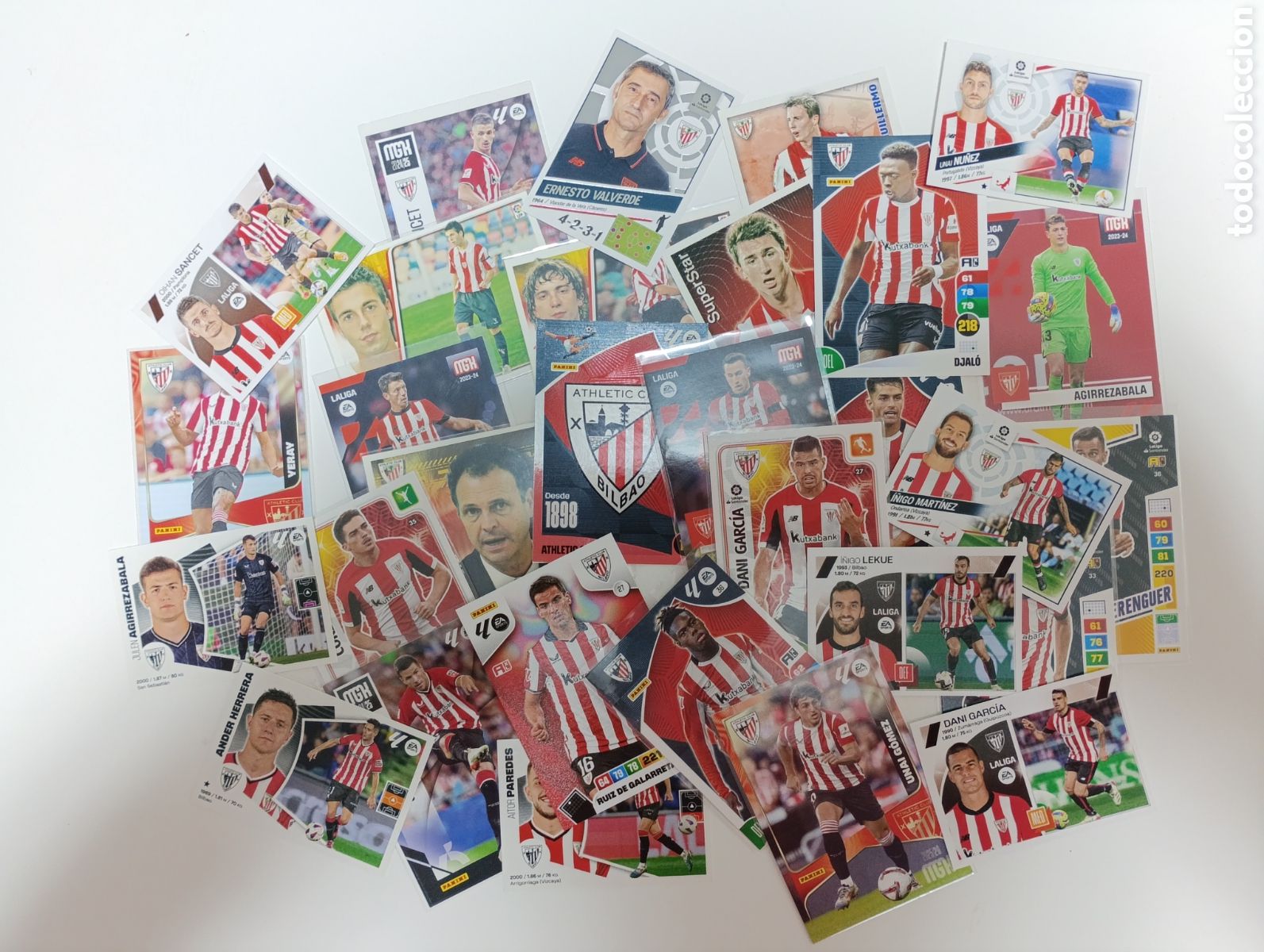 Cromos de F&uacute;tbol: Athletic Bilbao Lote 30 Cromos.Cartas Todos Diferentes