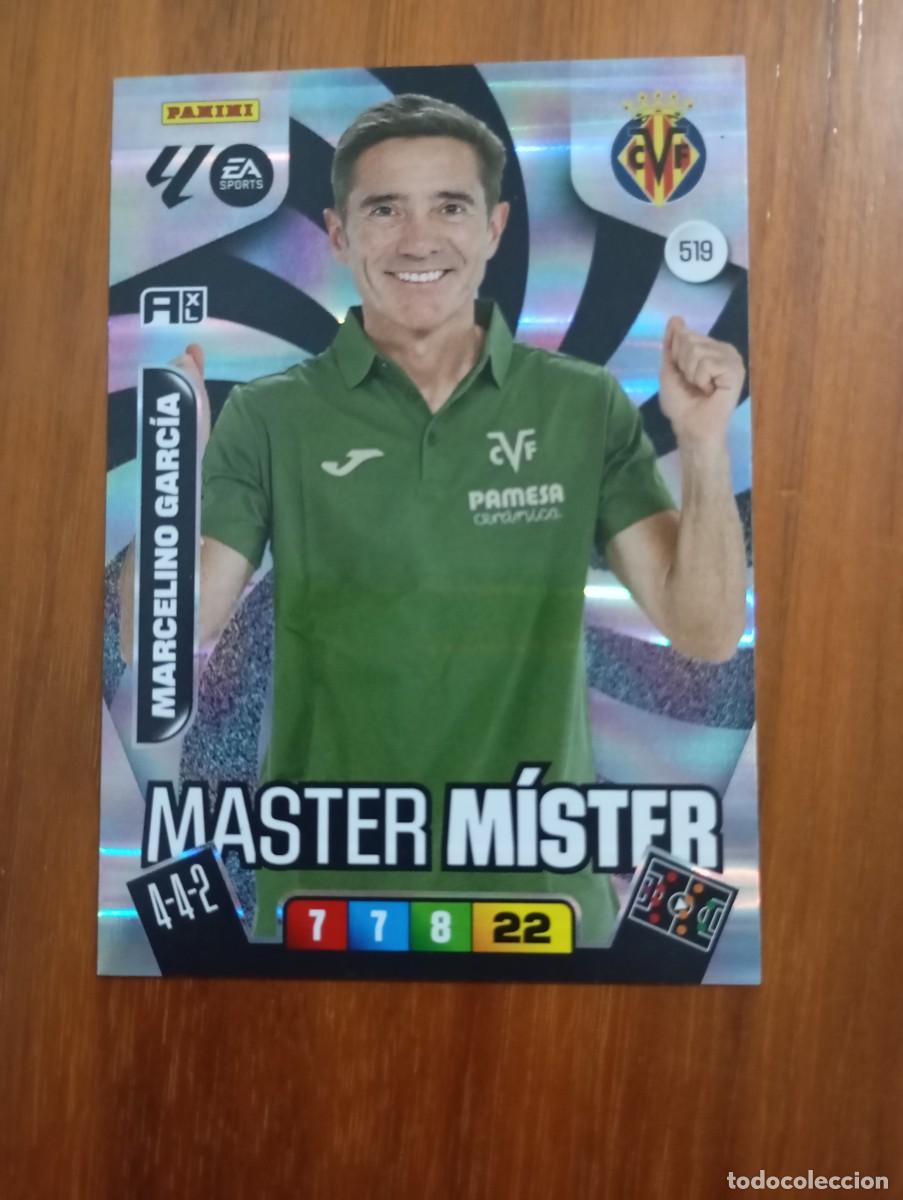 Cromos de F&uacute;tbol: MARCELINO GARC&Iacute;A. MASTER MISTER. 519. ADRENALYN 25 2026