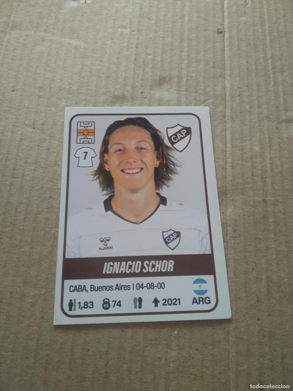 Cromos de F&uacute;tbol: 318 IGNACIO SCHOR PLATENSE CROMO FUTBOL ARGENTINO PANINI LIGA ARGENTINA 2023