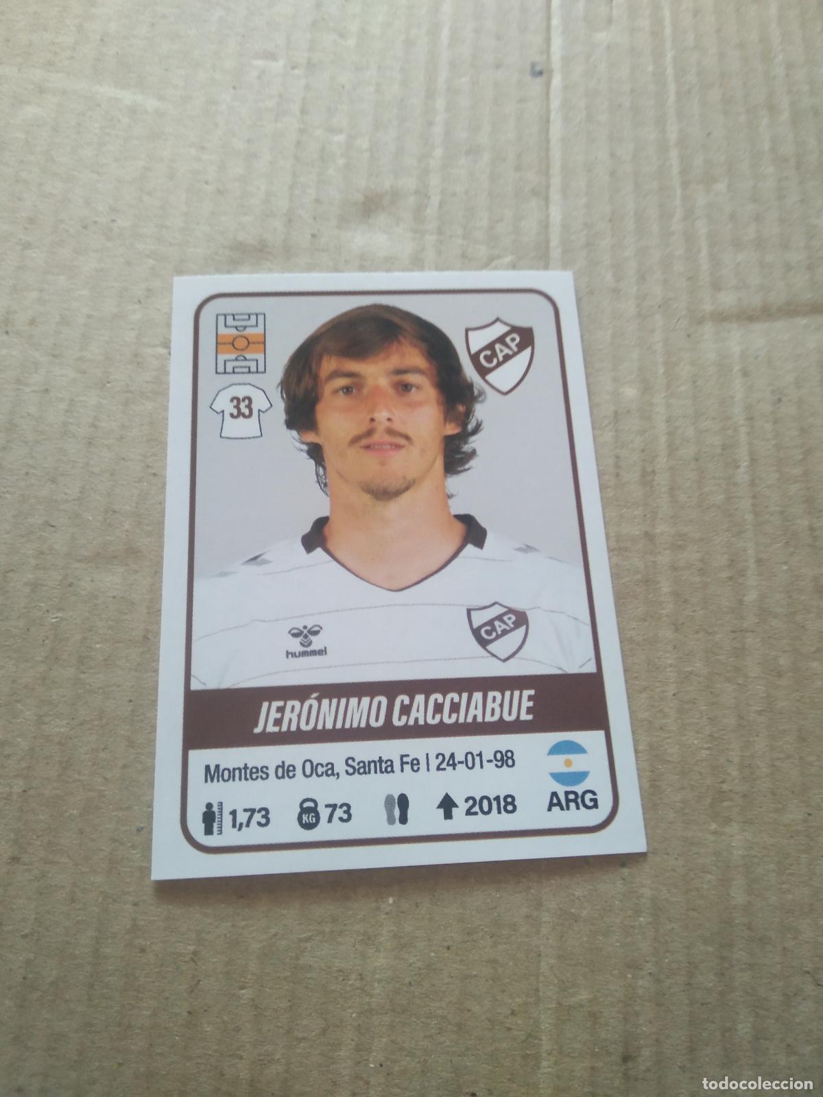 Cromos de F&uacute;tbol: 321 JERONIMO CACCIABUE PLATENSE CROMO FUTBOL ARGENTINO PANINI LIGA ARGENTINA 2023