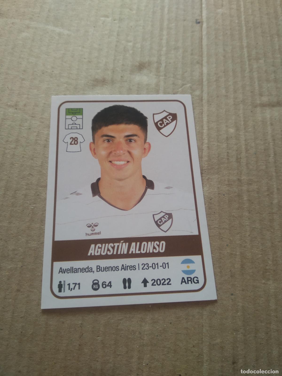 Cromos de F&uacute;tbol: 322 AGUSTIN ALONSO PLATENSE CROMO FUTBOL ARGENTINO PANINI LIGA ARGENTINA 2023