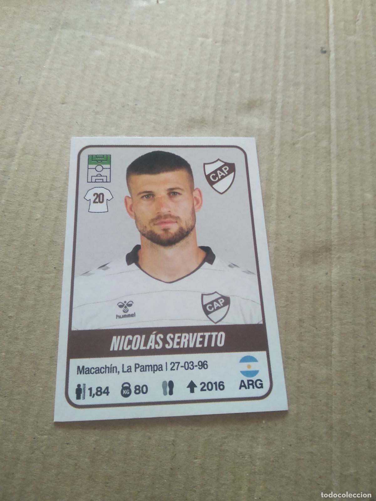 Cromos de F&uacute;tbol: 326 NICOLAS SERVETTO PLATENSE CROMO FUTBOL ARGENTINO PANINI LIGA ARGENTINA 2023