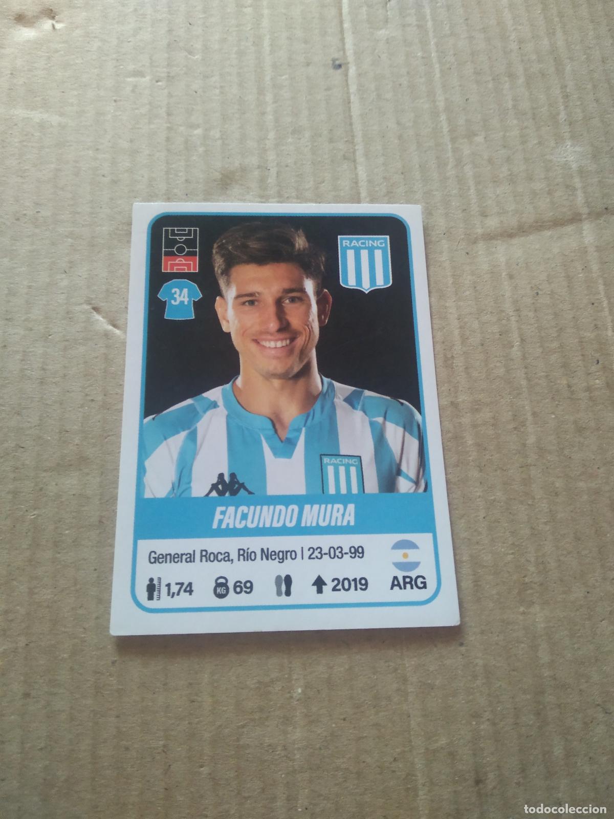 Cromos de F&uacute;tbol: 329 FACUNDO MURA RACING CROMO FUTBOL ARGENTINO PANINI LIGA ARGENTINA 2023