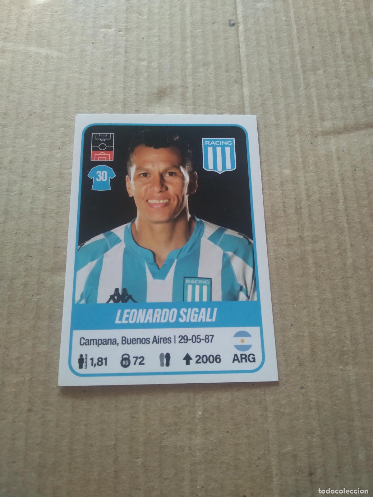 Cromos de F&uacute;tbol: 333 LEONARDO SIGALI RACING CROMO FUTBOL ARGENTINO PANINI LIGA ARGENTINA 2023