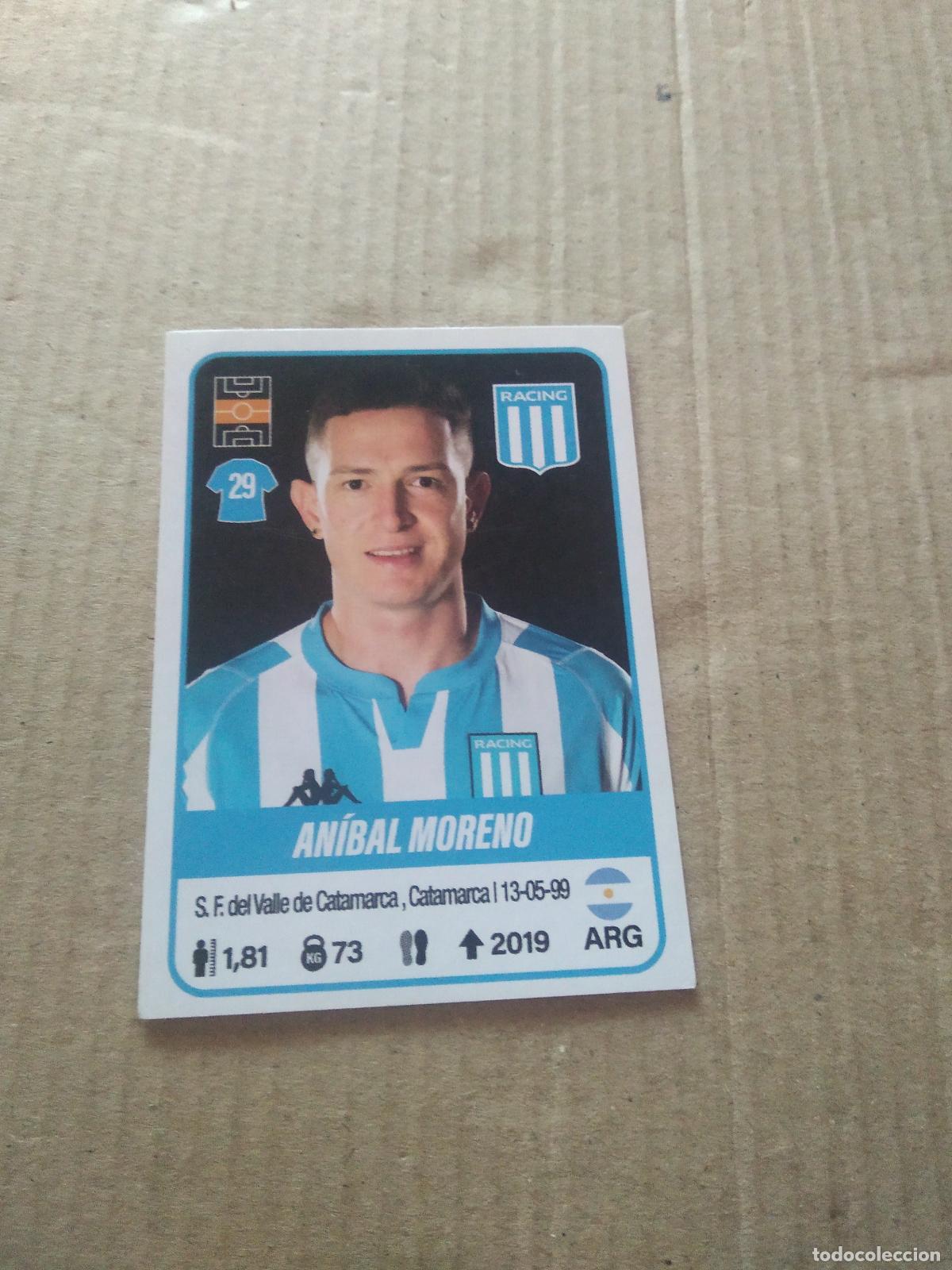 Cromos de F&uacute;tbol: 334 ANIBAL MORENO RACING CROMO FUTBOL ARGENTINO PANINI LIGA ARGENTINA 2023
