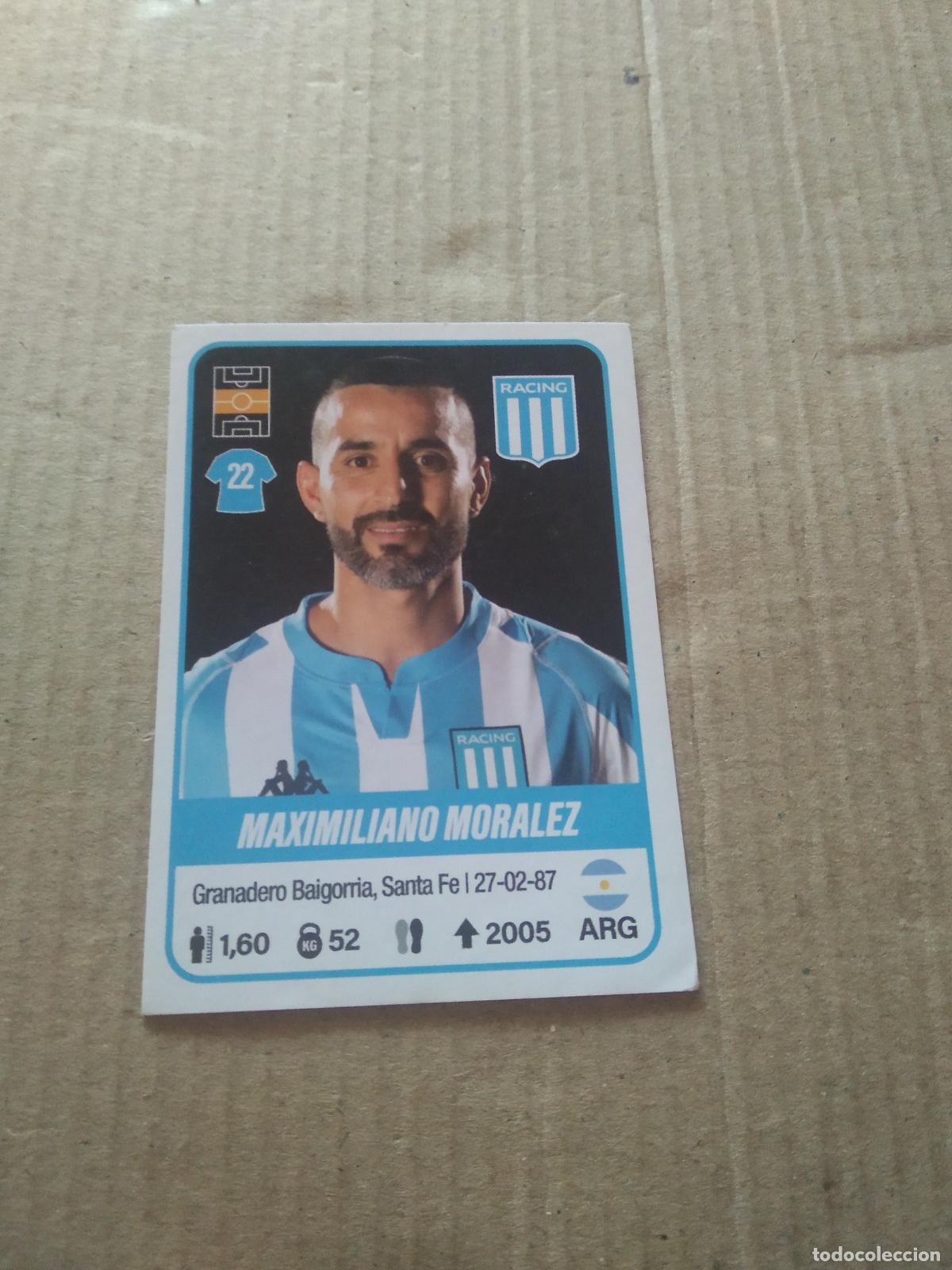 Cromos de F&uacute;tbol: 337 MAXIMILIANO MORALEZ RACING CROMO FUTBOL ARGENTINO PANINI LIGA ARGENTINA 2023