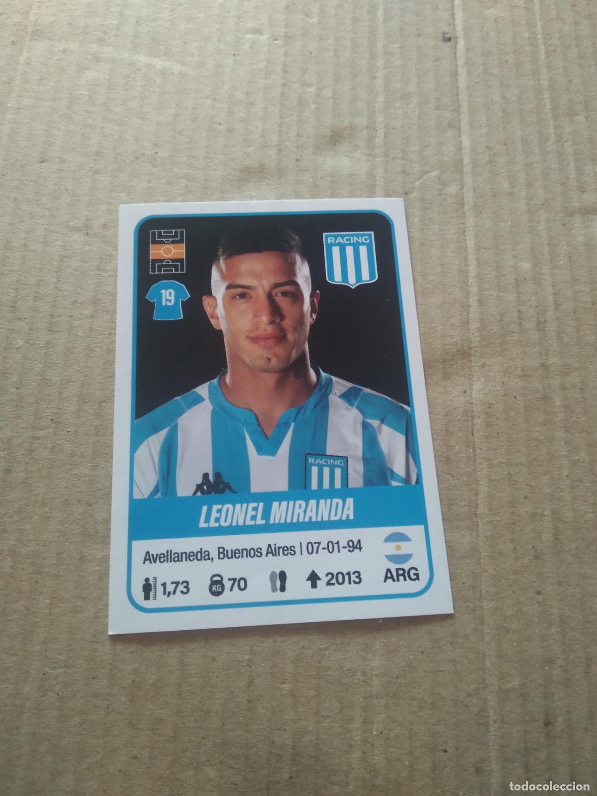 Cromos de F&uacute;tbol: 338 LEONEL MIRANDA RACING CROMO FUTBOL ARGENTINO PANINI LIGA ARGENTINA 2023