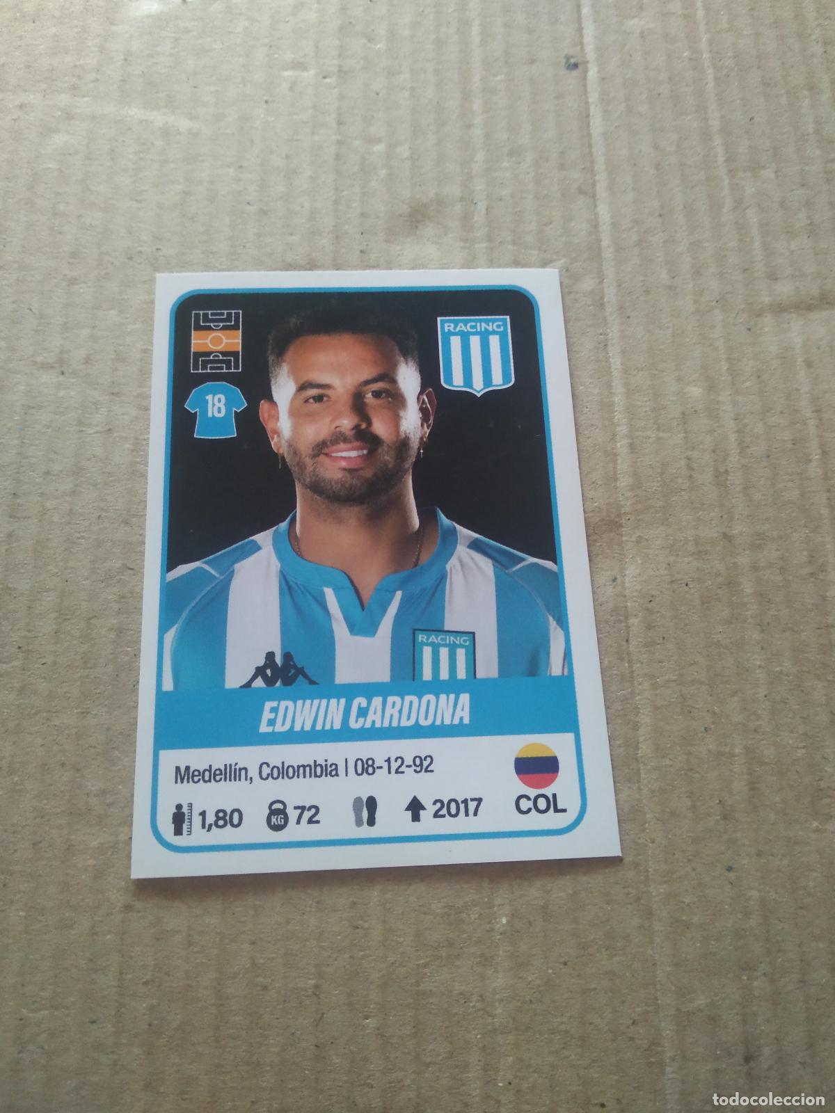 Cromos de F&uacute;tbol: 339 EDWIN CARDONA RACING CROMO FUTBOL ARGENTINO PANINI LIGA ARGENTINA 2023
