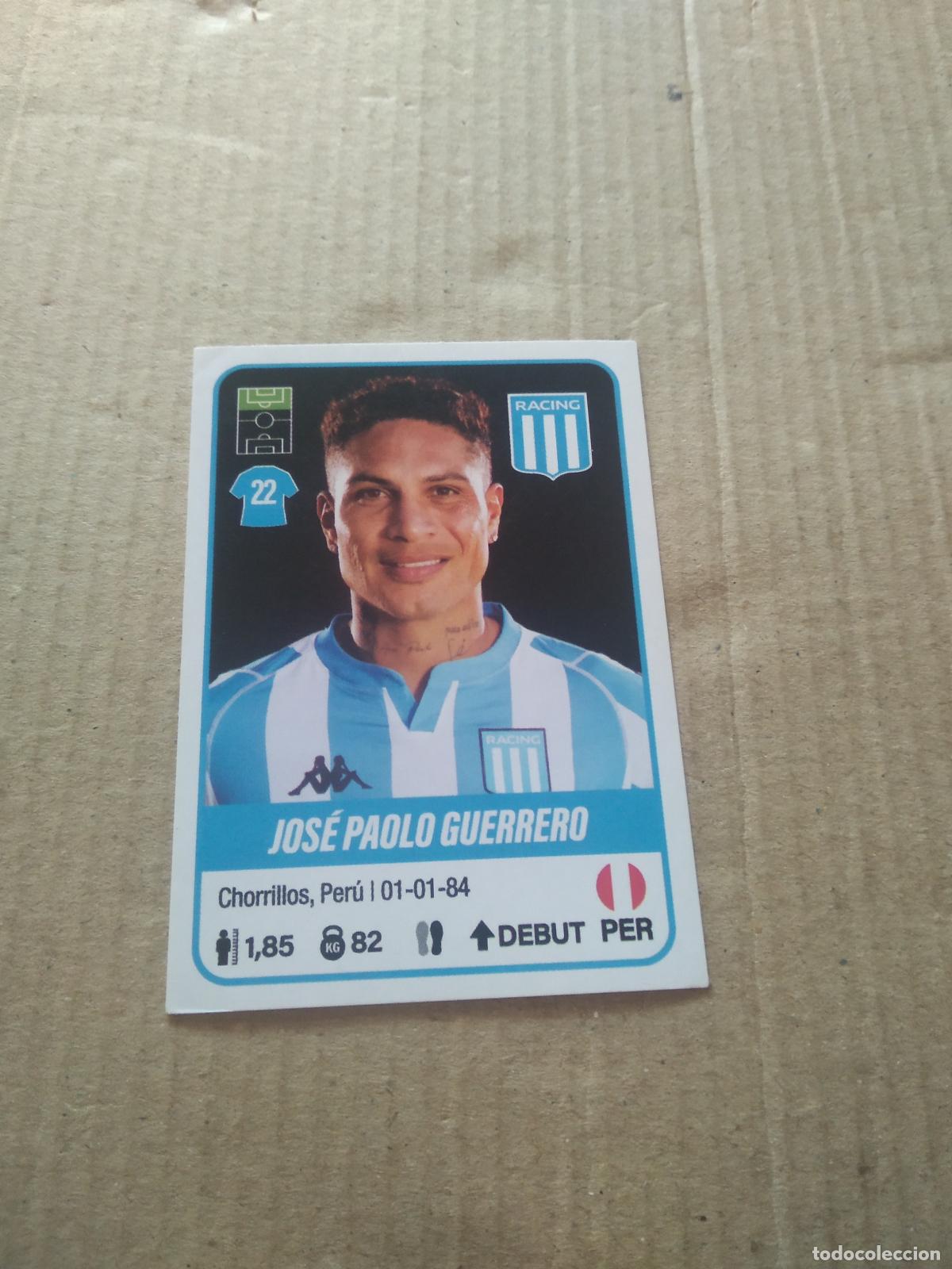 Cromos de F&uacute;tbol: 342 JOSE PAOLO GUERRERO RACING CROMO FUTBOL ARGENTINO PANINI LIGA ARGENTINA 2023