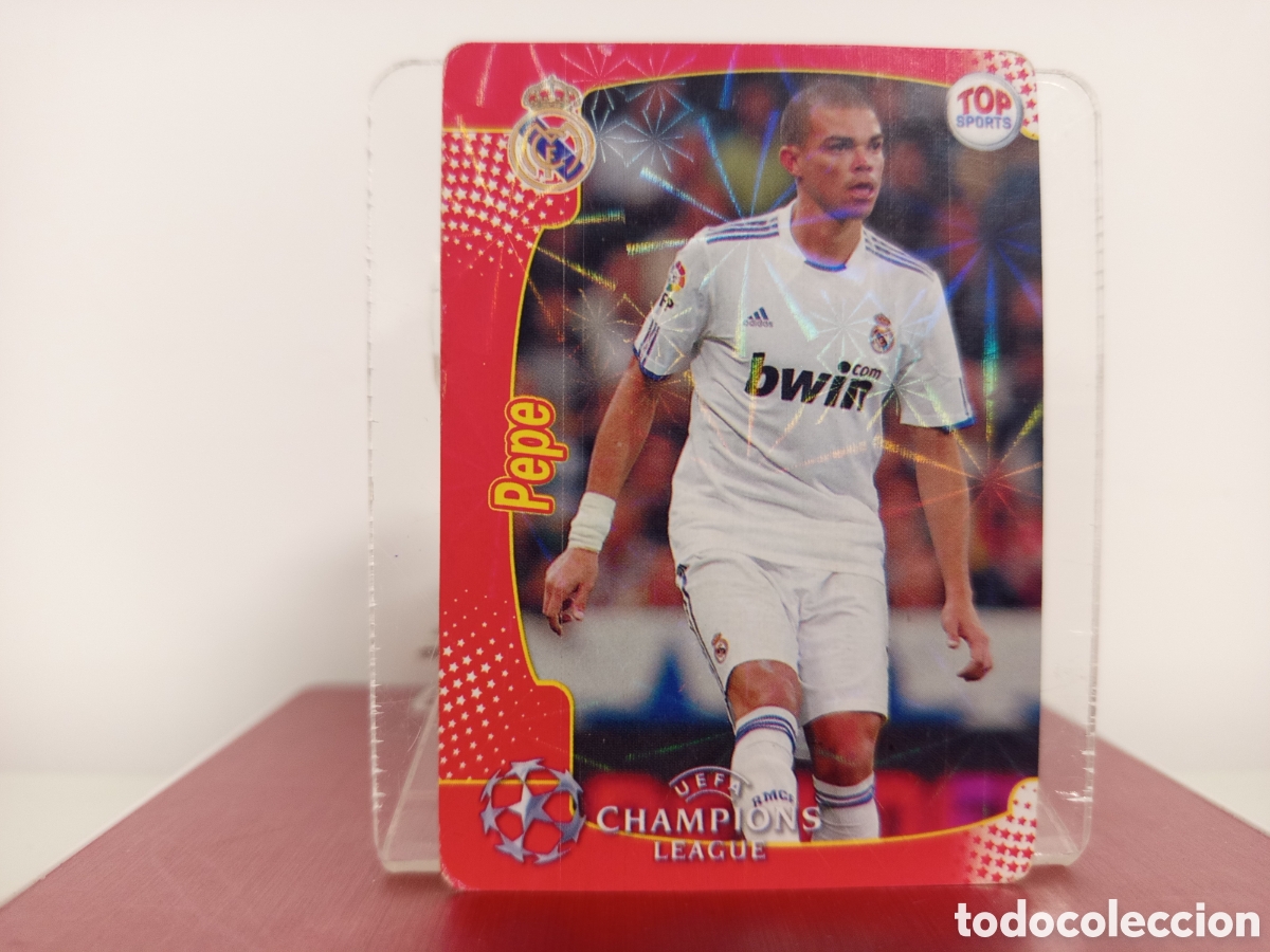 Cromos de F&uacute;tbol: ❇️ CROMO ⚽ CARD PEPE REAL MADRID 120 2011 2012 11 12 UEFA CHAMPIONS LEAGUE TOP SPORTS ❇️