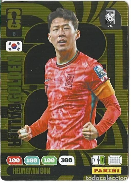 Cromos de F&uacute;tbol: HEUNGMIN SON - GOLDEN BALLER - PANINI - FIFA WORLD CUP 26 - ADRENALYN