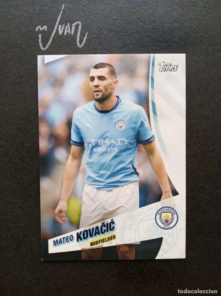 Cromos de F&uacute;tbol: N&ordm; 19 MATEO KOVACIC MANCHESTER CITY CROACIA ⚽ TOPPS &reg; BLUE MOON 2024 2025 24 25 NUEVO