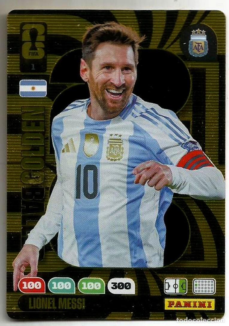 Cromos de F&uacute;tbol: MESSI - GOLDEN BALLER - PANINI - FIFA WORLD CUP 26 - ADRENALYN