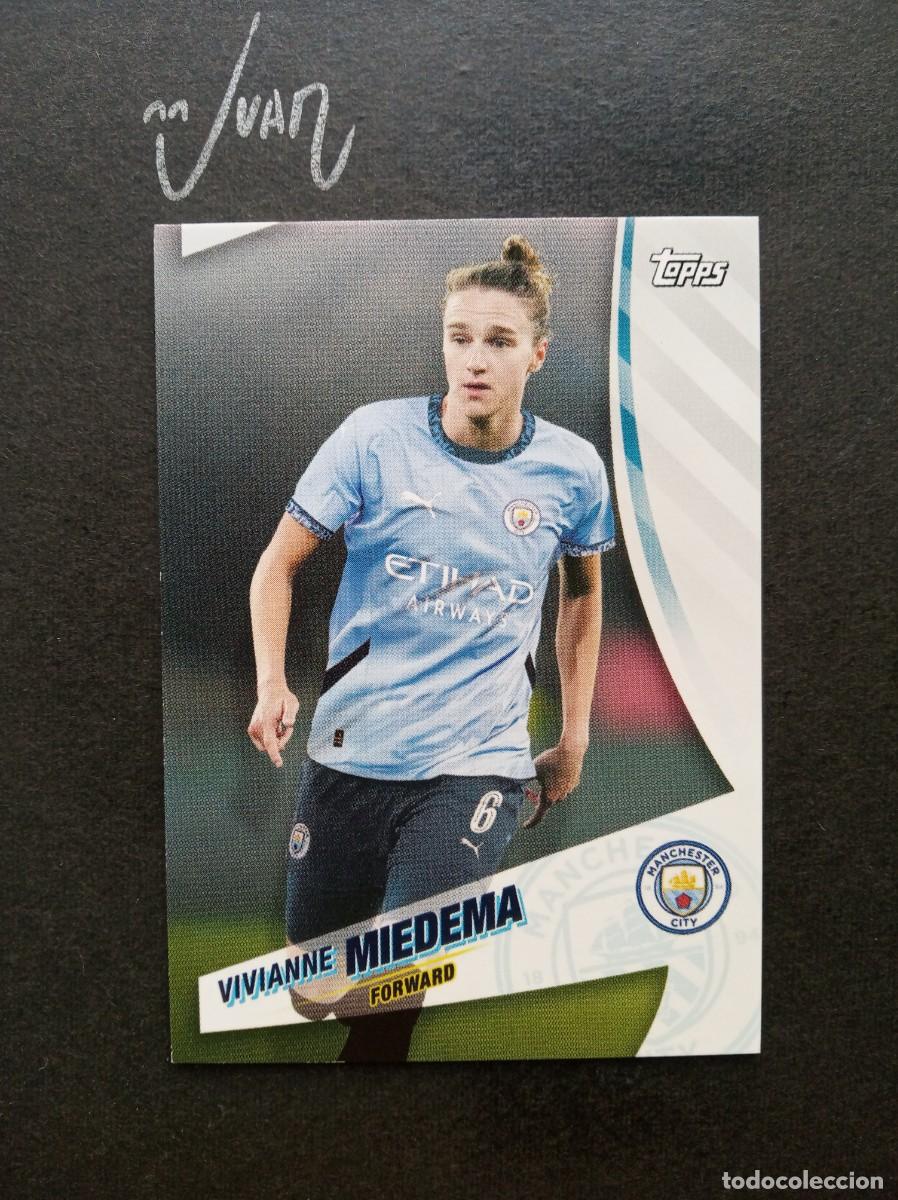 Cromos de F&uacute;tbol: N&ordm; 26 VIVIANNE MIEDEMA MANCHESTER CITY WOMEN NETHERLANDS ⚽ TOPPS &reg; BLUE MOON 2024 2025 24 25 NUEVO