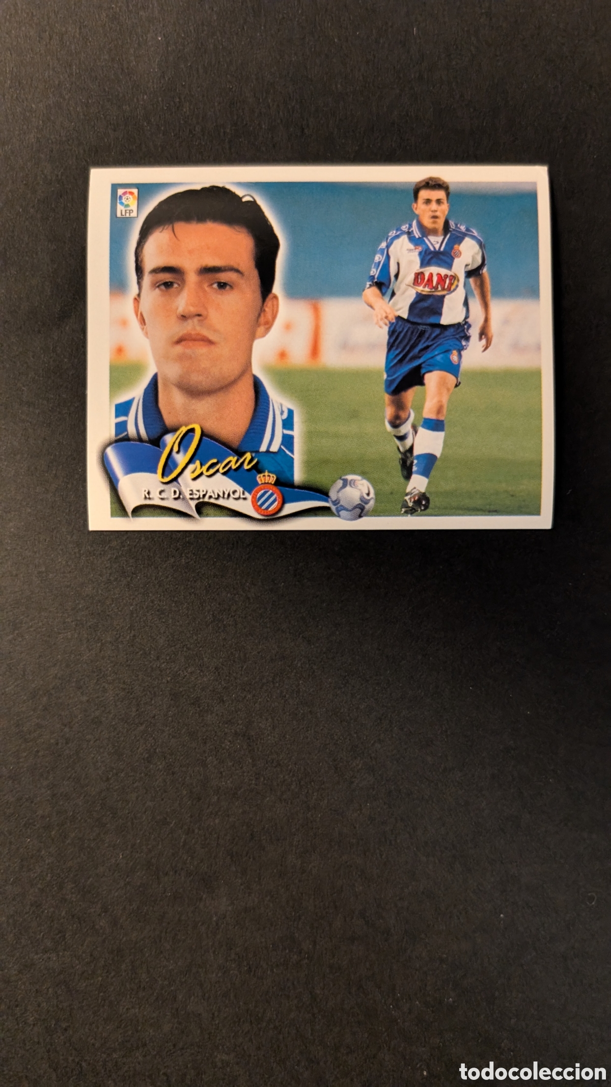 Cromos de F&uacute;tbol: L5 OSCAR ESPANYOL COLOCA LIGA ESTE 2000/01 00 01 NUNCA PEGADO SIN PEGAR