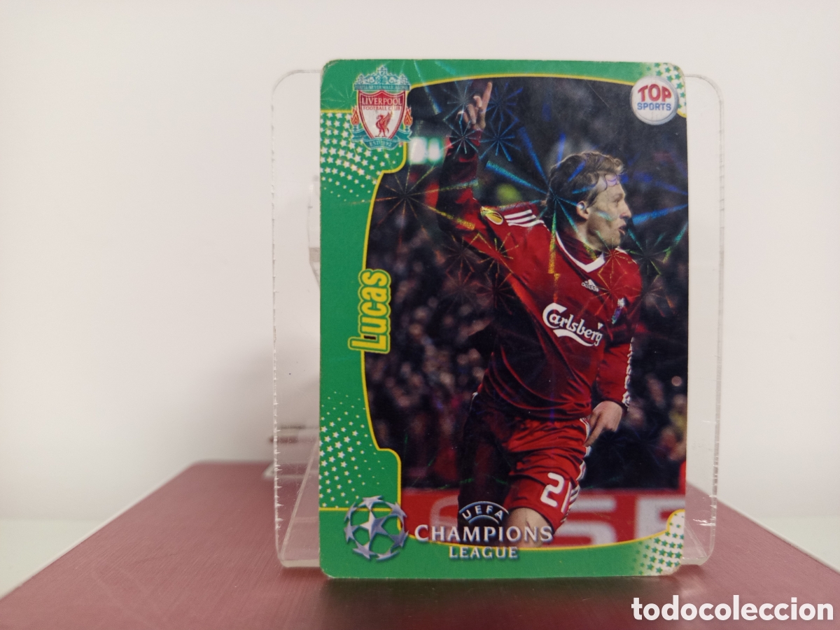 Cromos de F&uacute;tbol: ❇️ CROMO ⚽ CARD LUCAS LIVERPOOL 229 2011 2012 11 12 UEFA CHAMPIONS LEAGUE TOP SPORTS ❇️