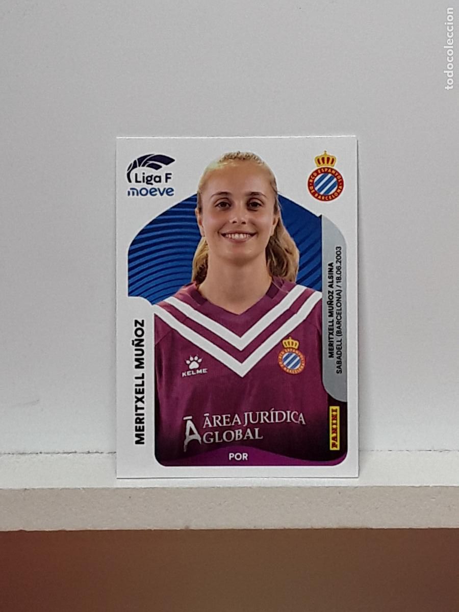 Cromos de F&uacute;tbol: LIGA FEMENINA 2025 2026 F 25 26 ALBUM PANINI LIGA N 185 ESPANYOL MERITXELL MU&Ntilde;OZ