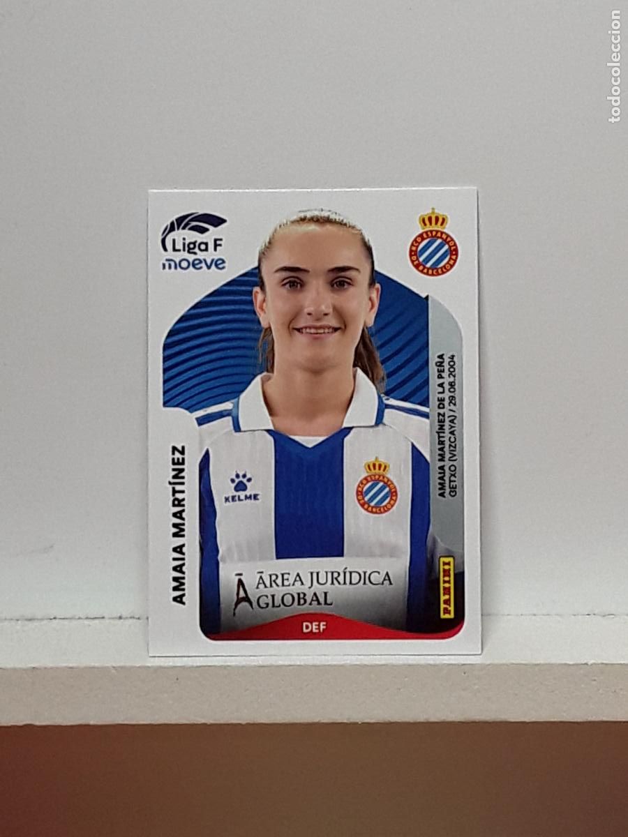 Cromos de F&uacute;tbol: LIGA FEMENINA 2025 2026 F 25 26 ALBUM PANINI LIGA N 188 ESPANYOL AMAIA MARTINEZ