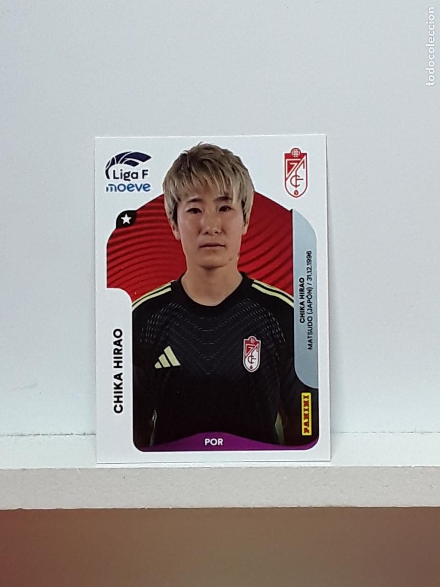 Cromos de F&uacute;tbol: LIGA FEMENINA 2025 2026 F 25 26 ALBUM PANINI LIGA N 204 GRANADA CHIKA HIRAO