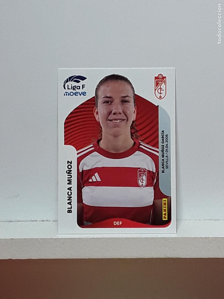Cromos de F&uacute;tbol: LIGA FEMENINA 2025 2026 F 25 26 ALBUM PANINI LIGA N 206 GRANADA BLANCA MU&Ntilde;OZ