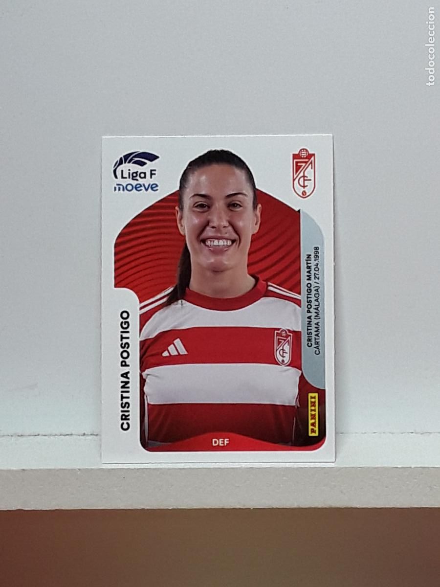 Cromos de F&uacute;tbol: LIGA FEMENINA 2025 2026 F 25 26 ALBUM PANINI LIGA N 207 GRANADA CRISTINA POSTIGO