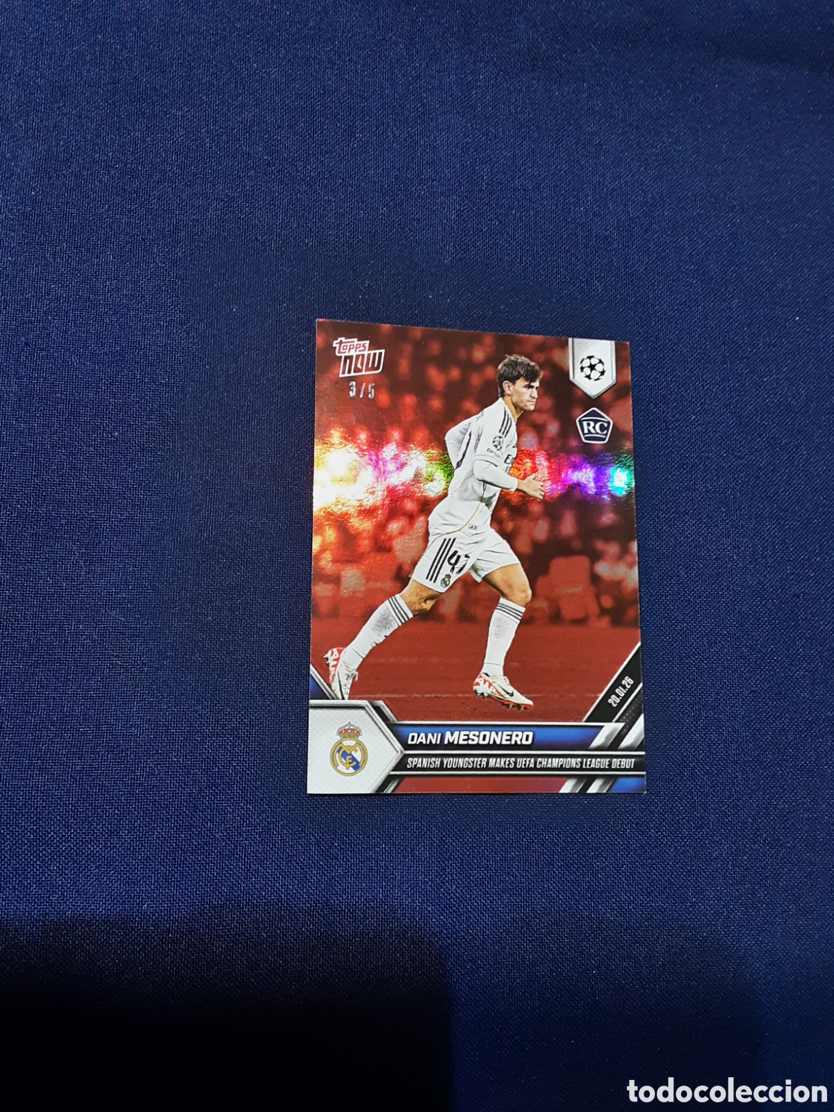 Cartes &agrave; collectionner de Football: Dani Mesonero Real Madrid C.F.