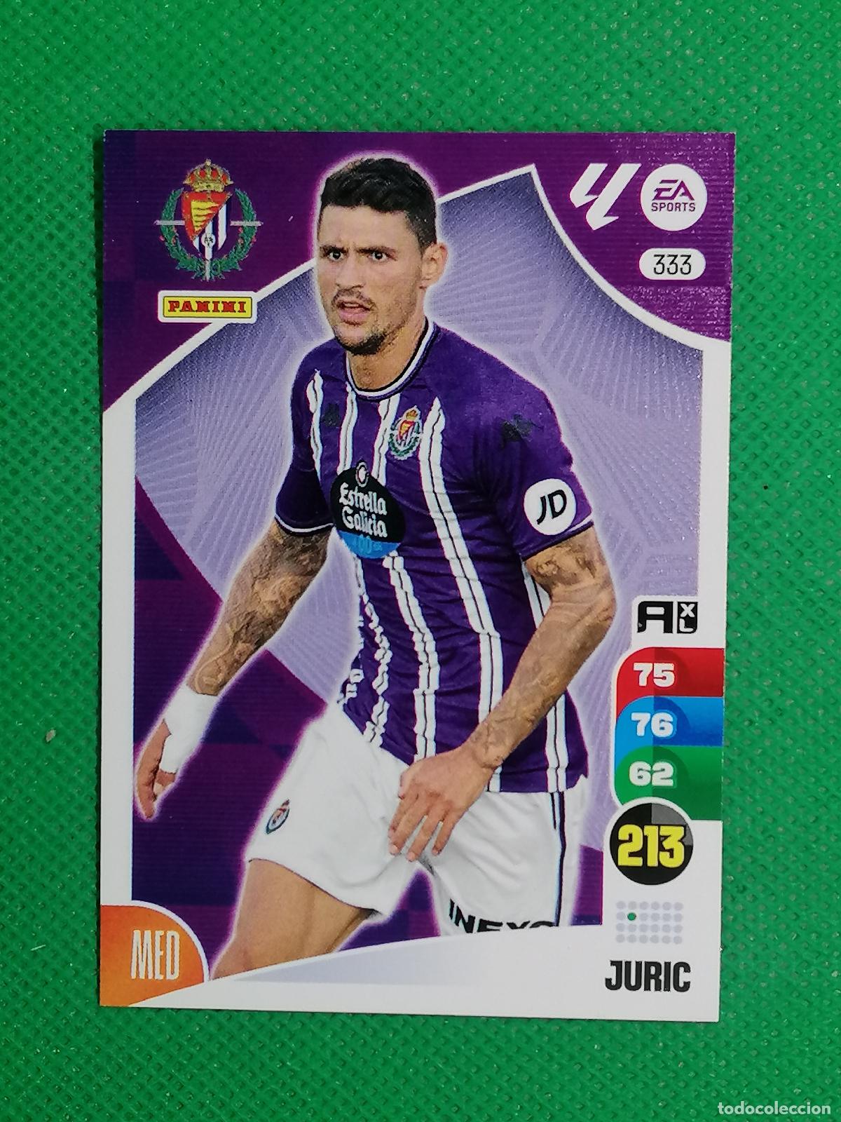 Cromos de F&uacute;tbol: 333 JURIC VALLADOLID ⚽ PANINI LIGA ADRENALYN XL 2024 2025 24 25 ⚽