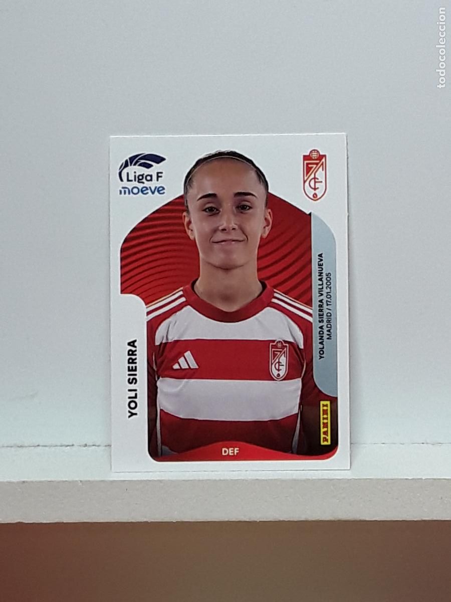 Cromos de F&uacute;tbol: LIGA FEMENINA 2025 2026 F 25 26 ALBUM PANINI LIGA N 210B 210 B GRANADA YOLI SIERRA