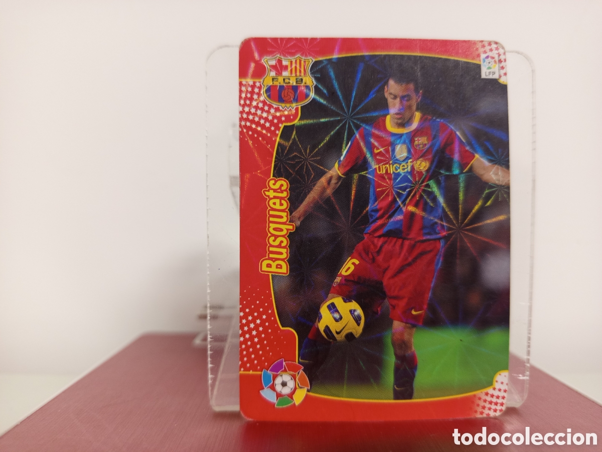Cromos de F&uacute;tbol: ❇️ CROMO ⚽ BUSQUETS BARCELONA 2011 2012 11 12 UEFA CHAMPIONS CIMA DE LA LIGA ❇️
