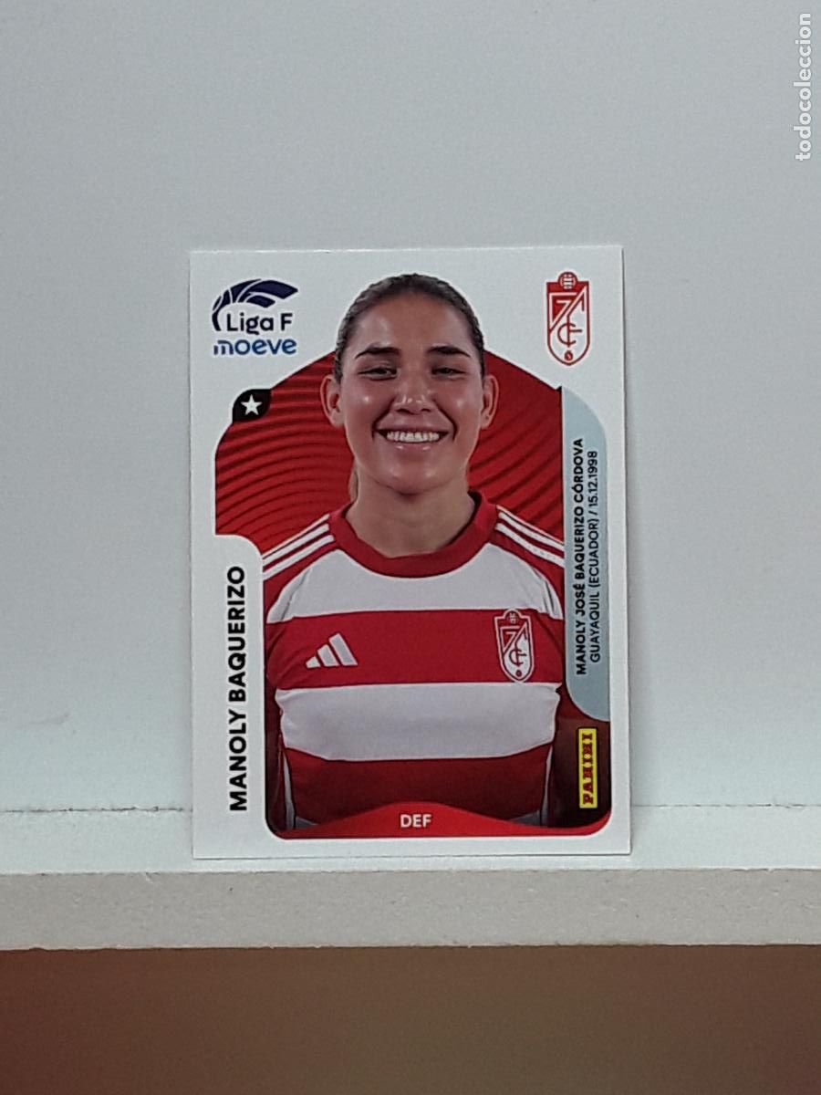 Cromos de F&uacute;tbol: LIGA FEMENINA 2025 2026 F 25 26 ALBUM PANINI LIGA N 211 GRANADA MANOLY BAQUERIZO