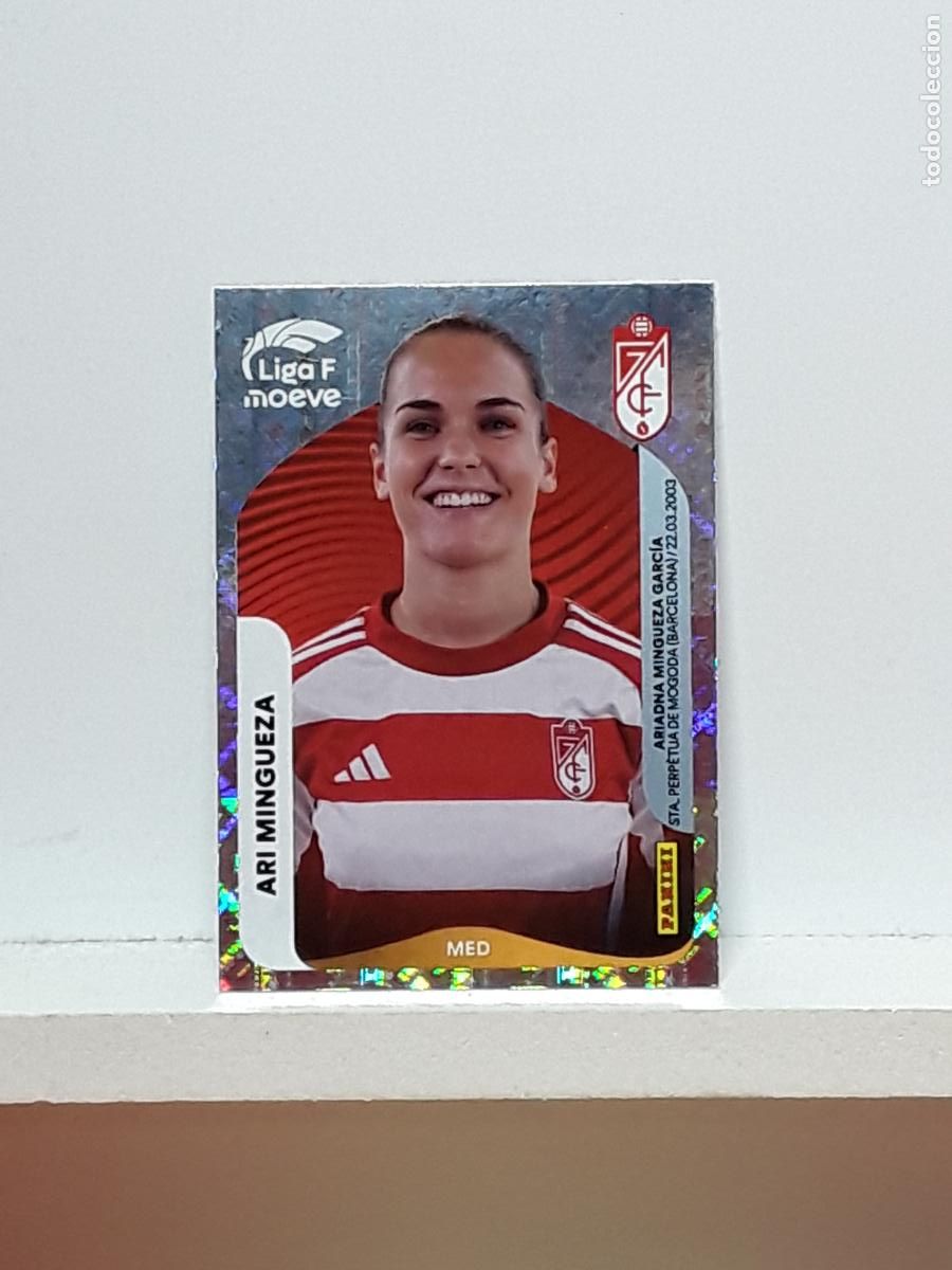 Cromos de F&uacute;tbol: LIGA FEMENINA 2025 2026 F 25 26 ALBUM PANINI LIGA N 212 GRANADA ARI MINGUEZA