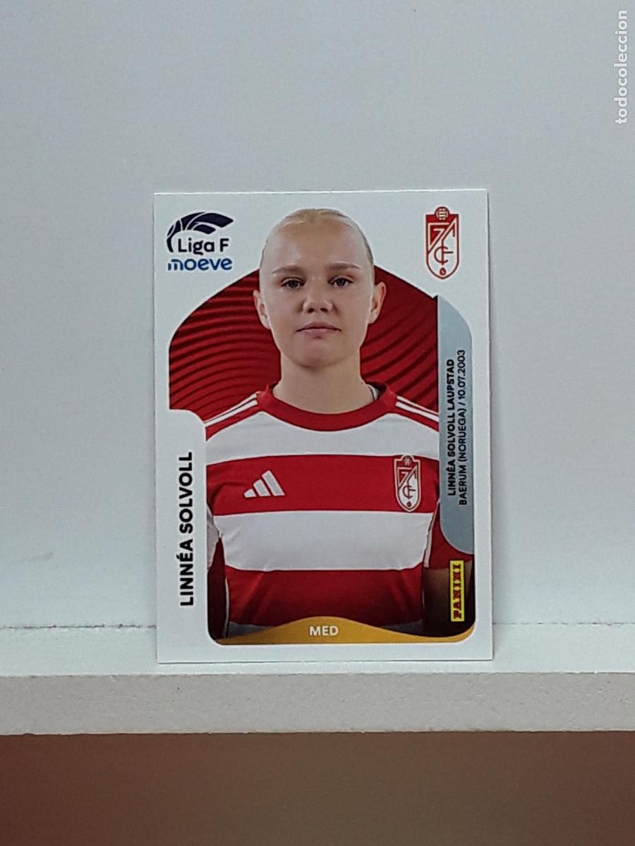 Cromos de F&uacute;tbol: LIGA FEMENINA 2025 2026 F 25 26 ALBUM PANINI LIGA N 215 GRANADA LINNEA SOLVOLL