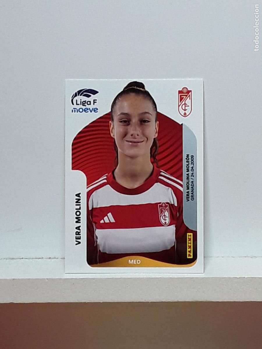 Cromos de F&uacute;tbol: LIGA FEMENINA 2025 2026 F 25 26 ALBUM PANINI LIGA N 216 GRANADA VERA MOLINA