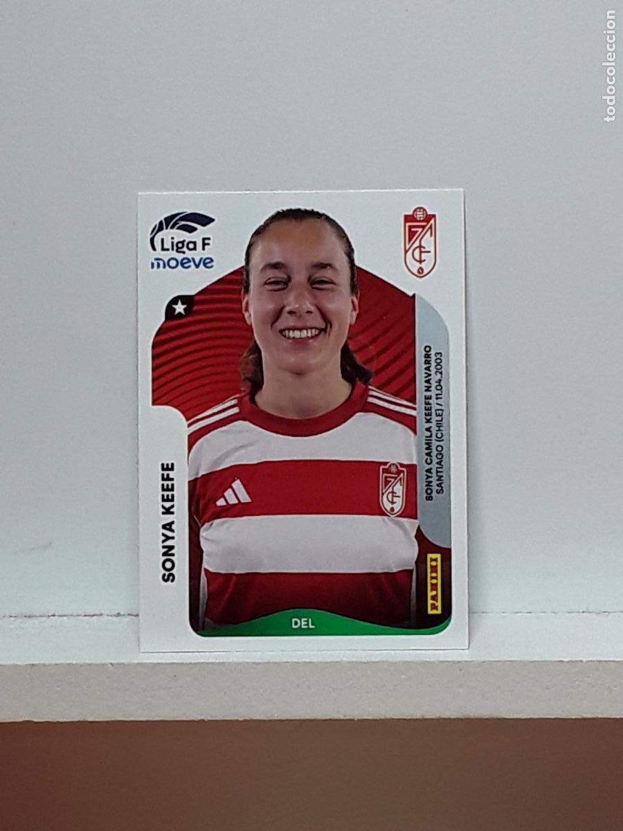 Cromos de F&uacute;tbol: LIGA FEMENINA 2025 2026 F 25 26 ALBUM PANINI LIGA N 221 GRANADA SONYA KEEFE